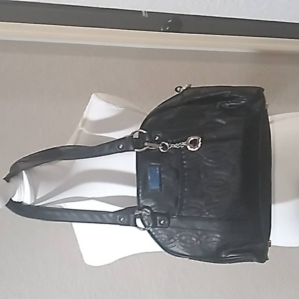 Bella Russo black leather bag, shoulder/crossbody,  new without tags